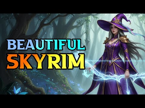 BEAUTIFUL Skyrim Playthrough - Alftand Skyrim Anniversary Edition Mage Build Guide