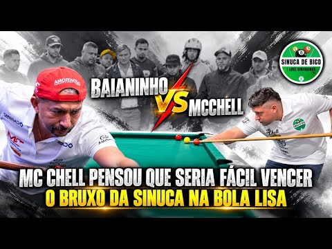MC CHELL PENSOU QUE SERIA FÁCIL VENCER O BRUXO DA SINUCA NA BOLA LISA 🟡🔴 veja ..