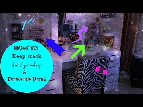 Makeup Expiration & Keeping Track of What You Own with Spreadsheets