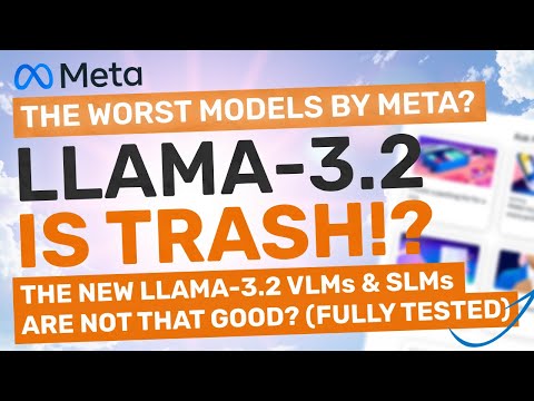 Llama-3.2 (1B, 3B, 11B, 90B) : The WORST New LLMs EVER!? (Fully Tested & Beats "Nothing")