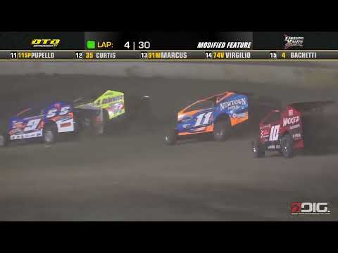 Lebanon Valley Speedway | Modified Feature Highlights | 8/10/24 - dirt track racing video image