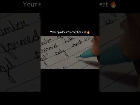 your ego doesn't allow to defeat #fypviralシ #dreambigstudyhard #shortsviral #ego