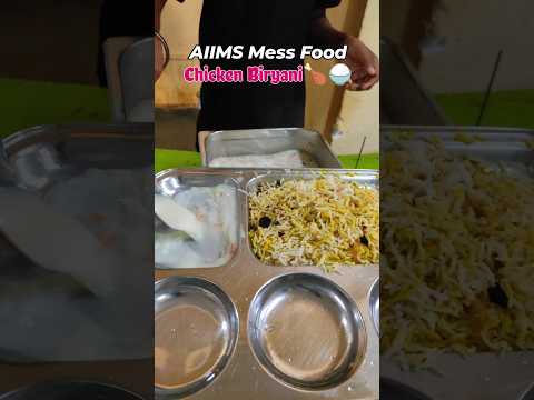 Chicken Biryani Day at AIIMS Bhubaneswar Canteen 😋 | Hostel Life Diaries#aiimsonianrupsa #messfood