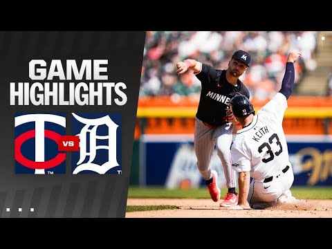 Twins vs. Tigers Game Highlights (4/14/24) | MLB Highlights video clip