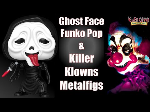 Ghost Face Funko Pop & Killer Klowns Metalfigs