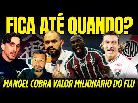 Pressão sobre Zubeldía aumenta após empate na Libertadores; Canobbio destaca interesse do River e Manoel entra na Justiça contra o Fluminense.