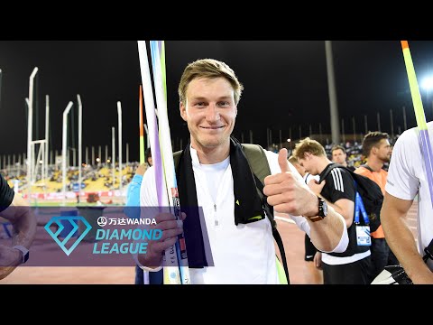 The furthest ever men's javelin throws in the Wanda Diamond League