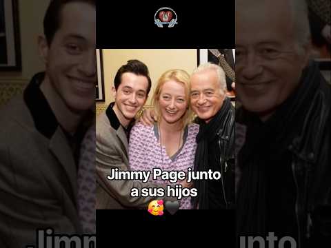 <strong>Jimmy</strong> <strong>Page</strong> de Led Zeppelin junto a sus hijos 🖤 #ledzeppelin #jimmypage #family