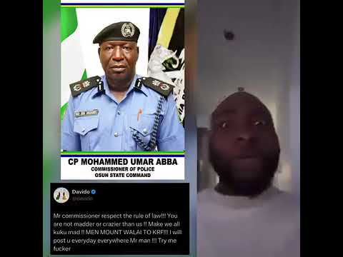 See Davido Faces Off with Osun Police Chief Over LG Polls