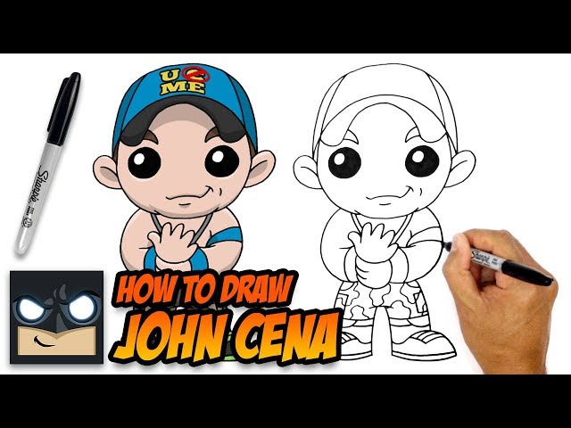 How To Draw WWE John Cena?