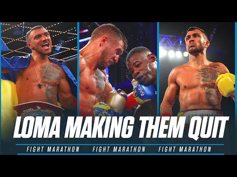 Every fight that loma made someone quit | fight marathon