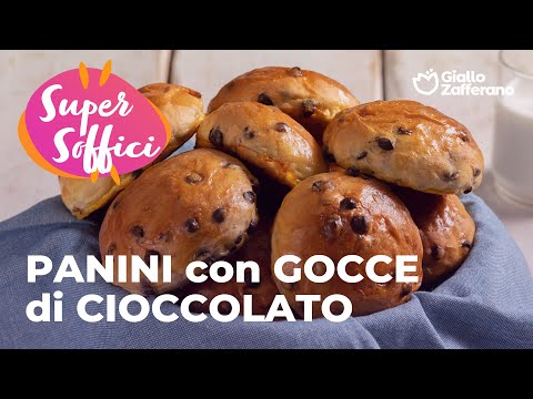 PANINI SOFFICI con GOCCE di CIOCCOLATO - la COLAZIONE PERFETTA!🤎🍫