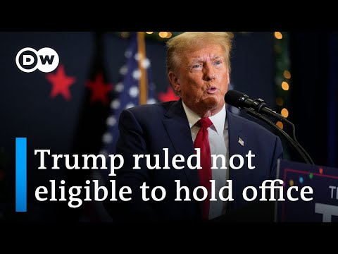 US court bars Donald Trump from presidental primary ballot | DW News