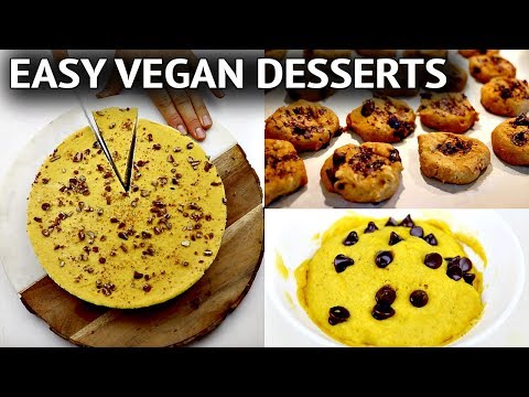 3 EASY VEGAN DESSERT RECIPES | THANKSGIVING EDITION w/ SIMPLY QUINOA