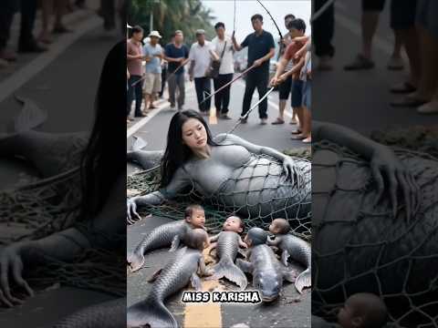 The mermaid went into the sea 😂 #Catsoftiktok #CatLovers #cat #cute #FunnyCats #catcartoon #fyp