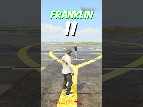 Que Personaje Aguanta más BALAZOS en GTA 5 🔫⁉️#gta5 #gtav #shorts