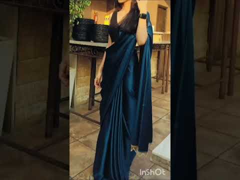 WHICH SAREE COLOUR IS UR FAV 💞#subscribe #viral #trending