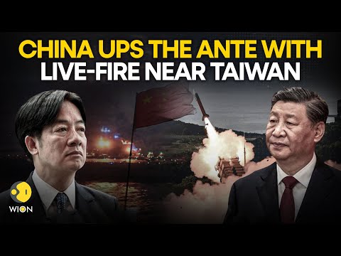 China-Taiwan War: China Turns Up The Heat On Taiwan With Live-Fire Drills | China-Taiwan | WION LIVE