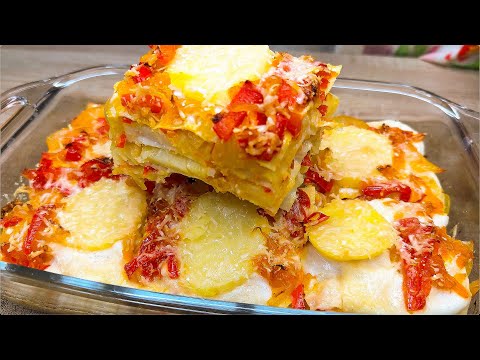 The most delicious potato lasagna ever! You will make it every day! So easy to make at home!