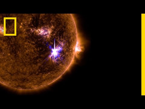 Watch the Sun Blast Out the Biggest Solar Flare in a Decade | National Geographic - UCpVm7bg6pXKo1Pr6k5kxG9A