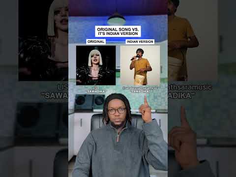 LISA "SaWaDiKa" Original Song Vs. It's Indian Version #shorts #lisa #blackpink #SaWaDiKa