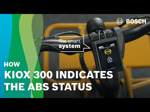 How To | How Kiox 300 indicates the ABS status