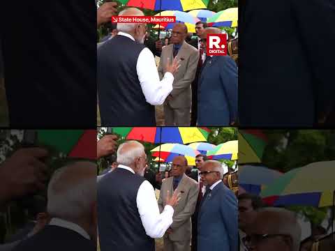 PM Modi Visits Ayurveda Garden in Mauritius