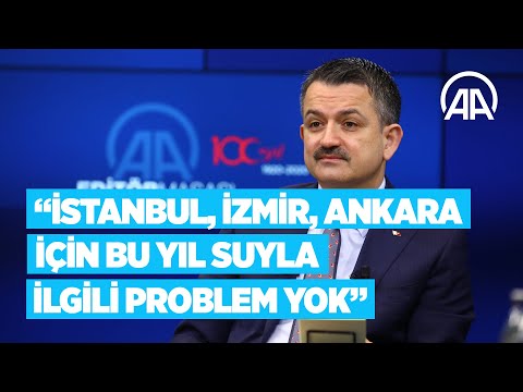Tarım ve Orman Bakanı Pakdemirli: İstanbul, İzmir ve Ankara için bu yıl suyla ilgili problem yok