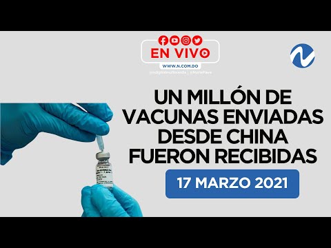 EN VIVO: Llegan a RD un millón de vacunas desde China