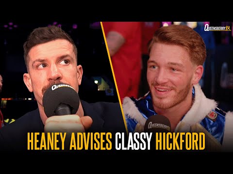 The best hair in boxing? 😂 nathan heaney heaps praise on charlie hickford after well-earned victory