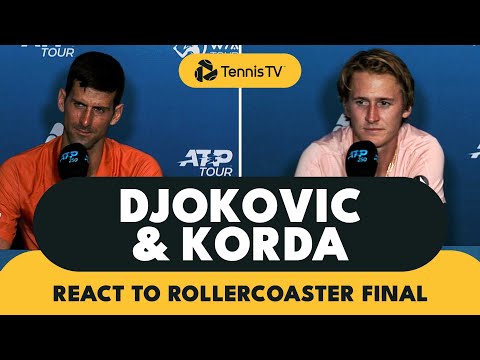 Novak Djokovic & Sebastian Korda React To Rollercoaster Final 🗣 | Adelaide 1 2023