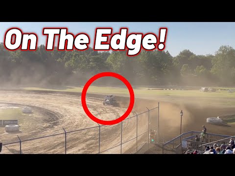Tanner Holmes QUALIFYING ON THE EDGE | Muskingum County Speedway | 410 Sprint Car - dirt track racing video image