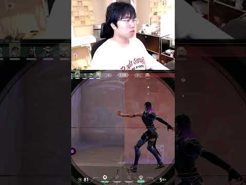 1 VS 5 오퍼 에이스 심장이 뛰기 시작한다... #발로란트 #valorant #레디언트 #게임