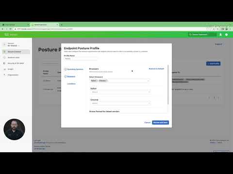 Cisco+ Secure Connect: How to Create Endpoint Posture Profiles