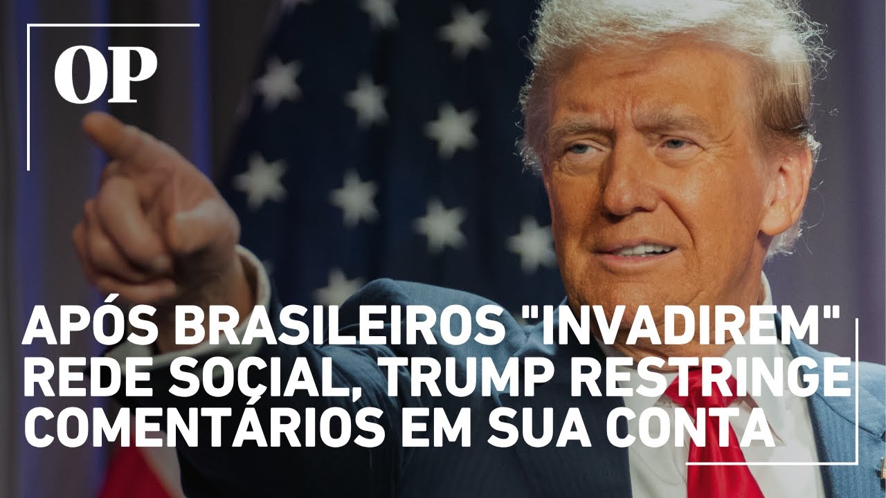 Após brasileiros invadirem rede social Trump restringe comentários em sua conta
