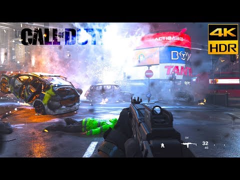 Call Of Duty: MODERN WARFARE 4K HDR Gameplay | No Commentary - Campaign Mission 2 | London Attack