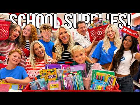 BACK to SCHOOL SUPPLiES SHOPPiNG w/ My 8 KiDS *2026* ✏️📚