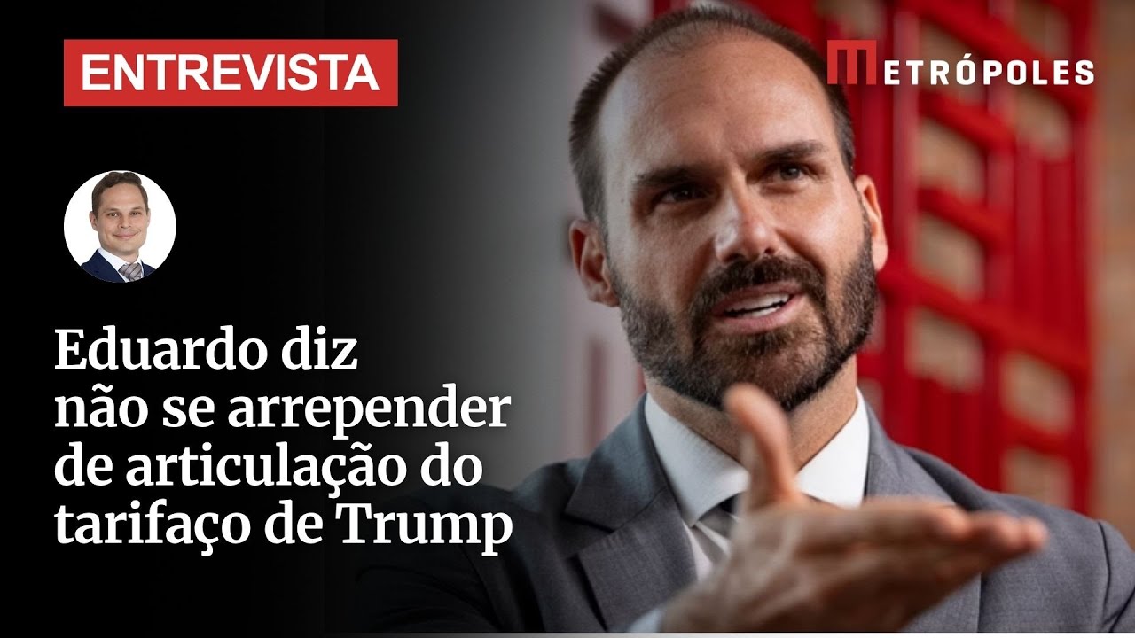 Eduardo diz não se arrepender de articulação do tarifaço de Trump