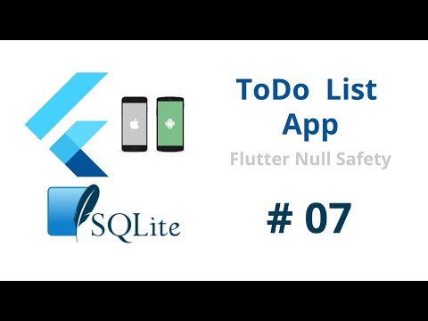Android & iOS CRUD App with Flutter SQLite Database Tutorial 2021 – Make Flutter 2.3 Null Safety App