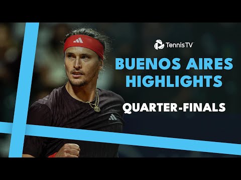 Fonseca vs Navone in Thriller; Zverev Battles Cerundolo | Buenos Aires 2025 Quarter-Final Highlights