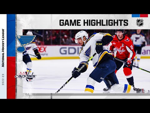 Blues @ Capitals 3/17 | NHL Highlights 2023