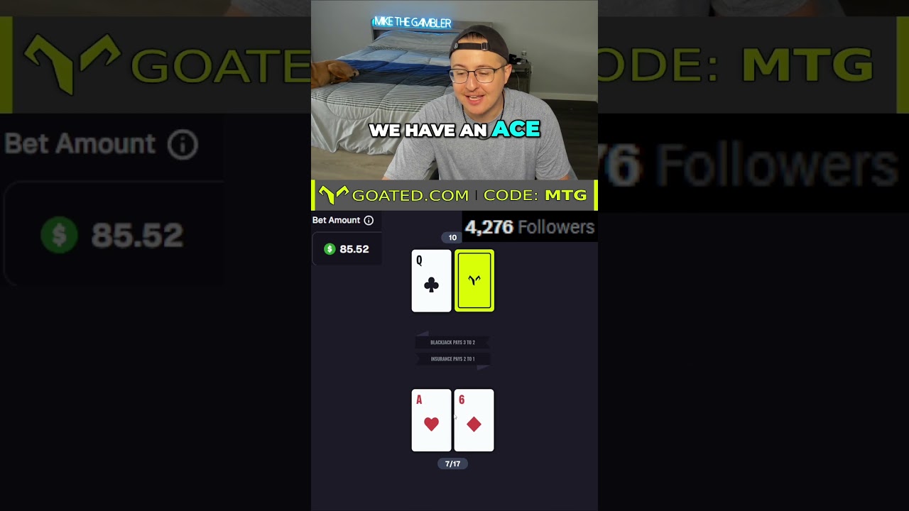 Day 3 Blackjack Challenge #gambling #blackjack