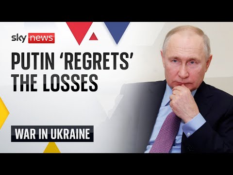 Ukraine War: Vladimir Putin says he 'regrets' Russian pilots losses