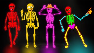 Midnight Magic - Five Crazy Skeletons Went Out One Night | BRAND NEW Skeleton Dance Nursery Rhyme