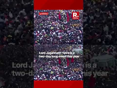 Devotees Throng To Witness The Grand Lord Jagannath Rath Yatra In Puri, Odisha | Video