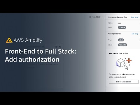 Frontend to Full Stack: Add Authentication to your Application | Amazon Web Services