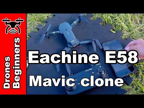 Eachine E58 720P Folding FPV Camera Drone Review Test in English - UCN5LTJs16_1DaoQ0P5U-Jdw
