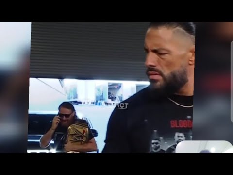 Sami Zayn shuts down Roman Reigns aura farm moment backstage on WWE RAW