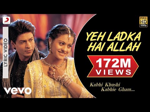 Yeh Ladka Hai Allah Lyric - Kabhi Khushi Kabhie Gham | Shah Rukh | Kajol - UC3MLnJtqc_phABBriLRhtgQ