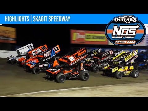 World of Outlaws NOS Energy Drink Sprint Cars | Skagit Speedway | September 1, 2023 | HIGHLIGHTS - dirt track racing video image